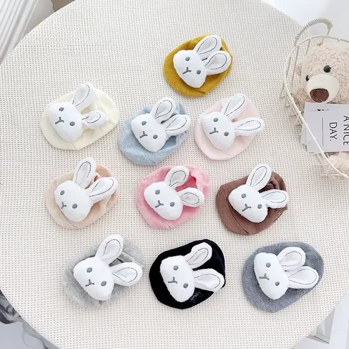 0-2 ans bébé chaussettes printemps été lapin doux mignon fleur nouveau-né bébés rose chaussette tout-petits coton rose chaussettes de sol pour les enfants