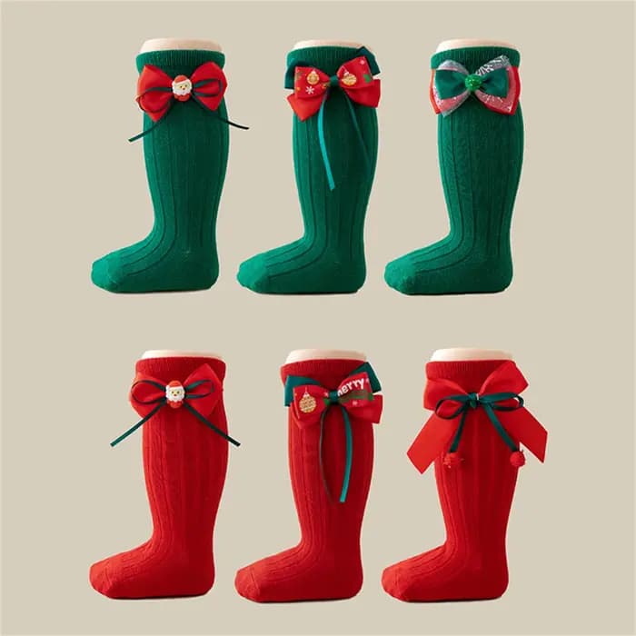 Chaussettes de noël pour bébés filles et garçons