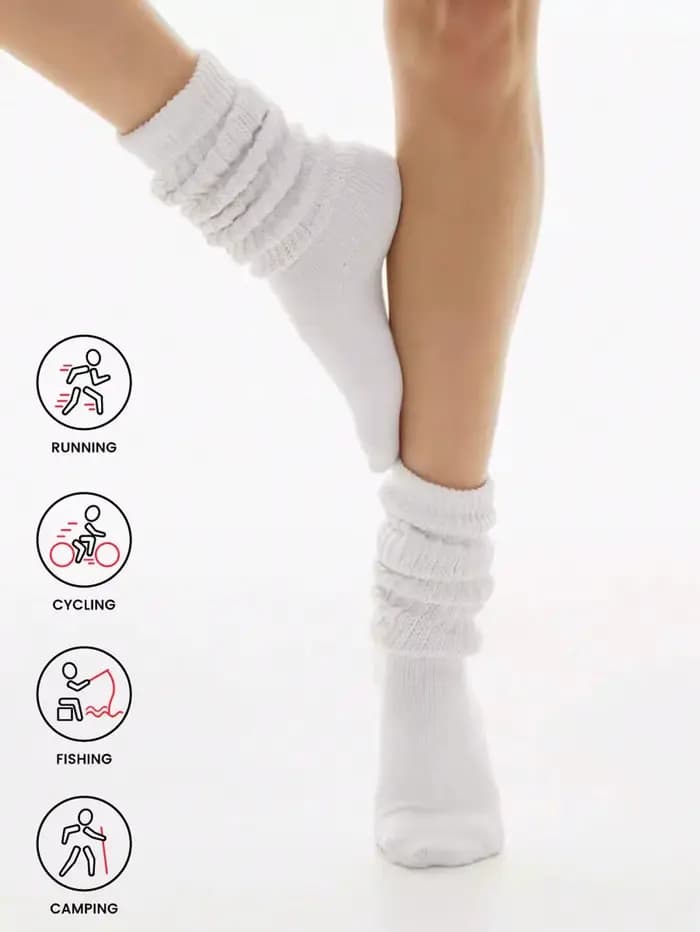 11/3/6 paires de chaussettes en tricot ample pour femmes