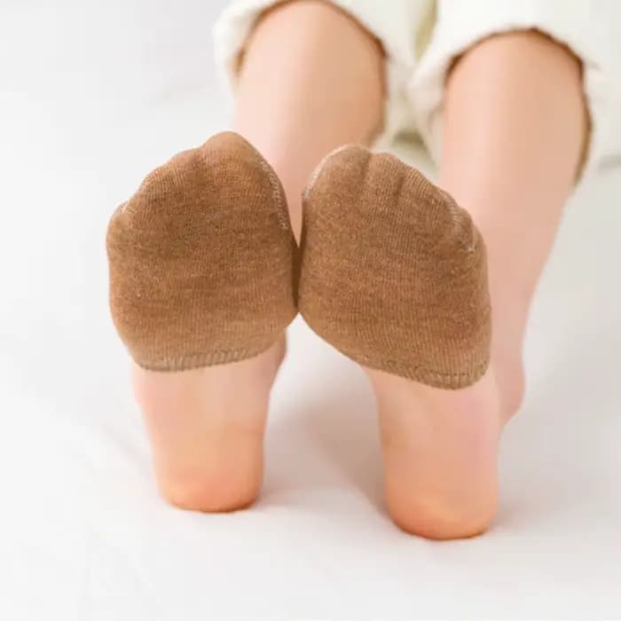 10 pièces = 5 paires avant-pied demi-pied orteil chaussettes femmes été