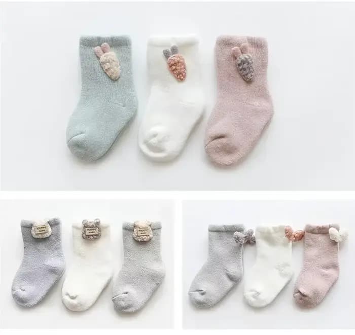 Chaussettes Chaudes et Douces pour Bébé Garçon et Fille