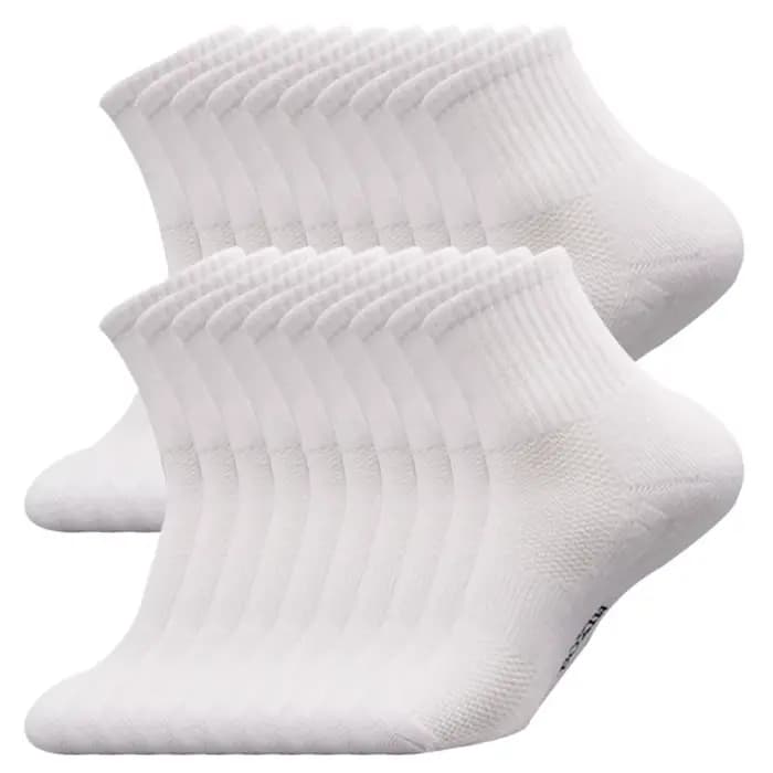 5/10/20 paires nouveau Cool hommes noir blanc chaussettes chaudes ensemble automne hiver mâle couleur unie Sport