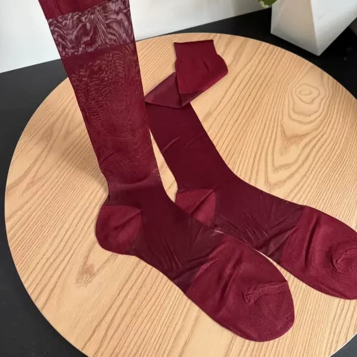 Chaussettes longues aux genoux pour hommes