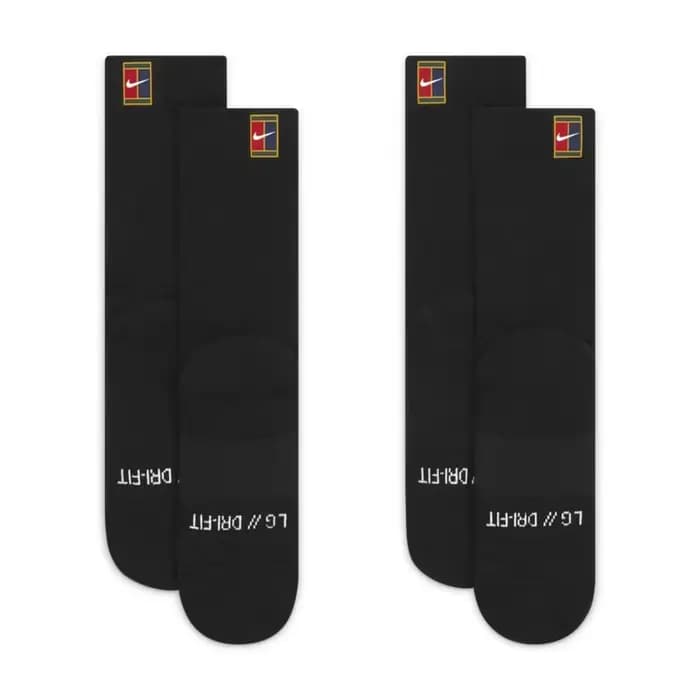 Chaussettes de sport Nike à semelle en tissu éponge épais pour hommes et femmes : antidérapantes