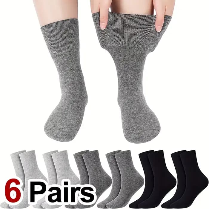 6 paires de bas pour hommes et femmes
