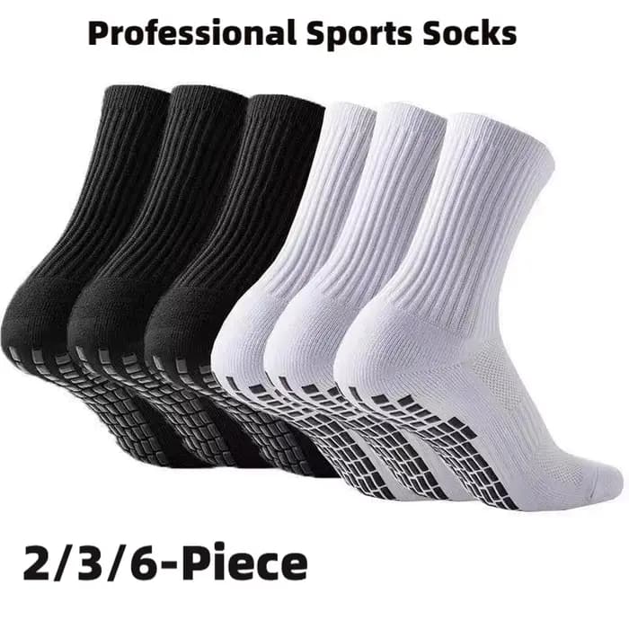 Chaussettes de football antidérapantes professionnelles pour hommes et femmes