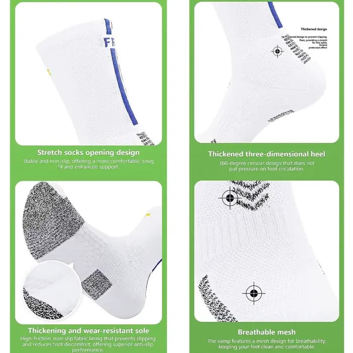 LOOGDEEL Chaussettes de football professionnelles pour l'entraînement d'équipe