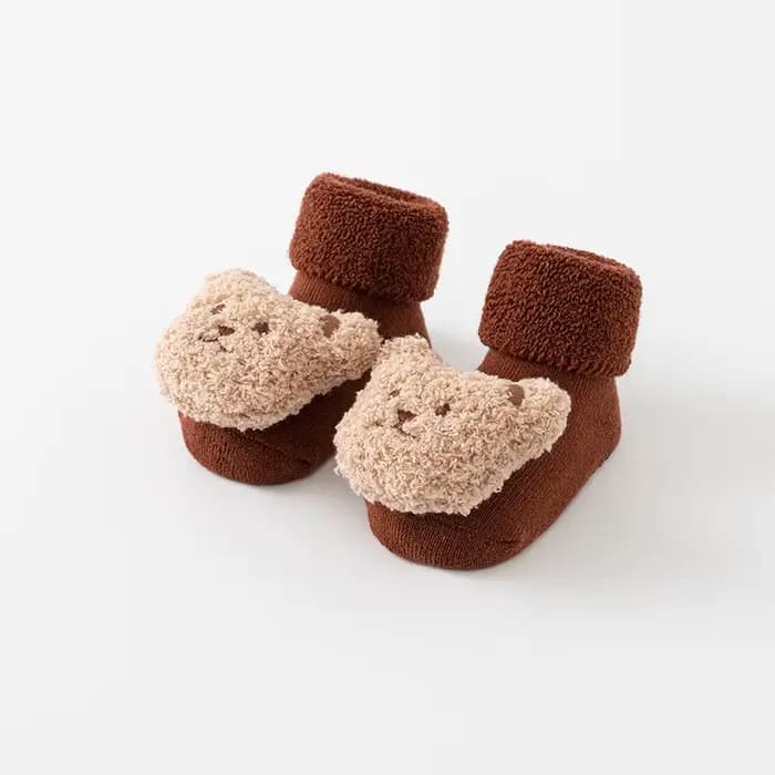 Chaussettes coordonnantes en coton doux pour nouveau-né