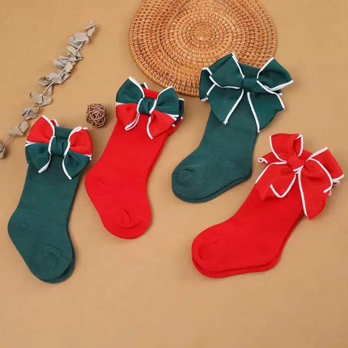 Chaussettes de Noël pour bébés filles et garçons de 0 à 3 ans