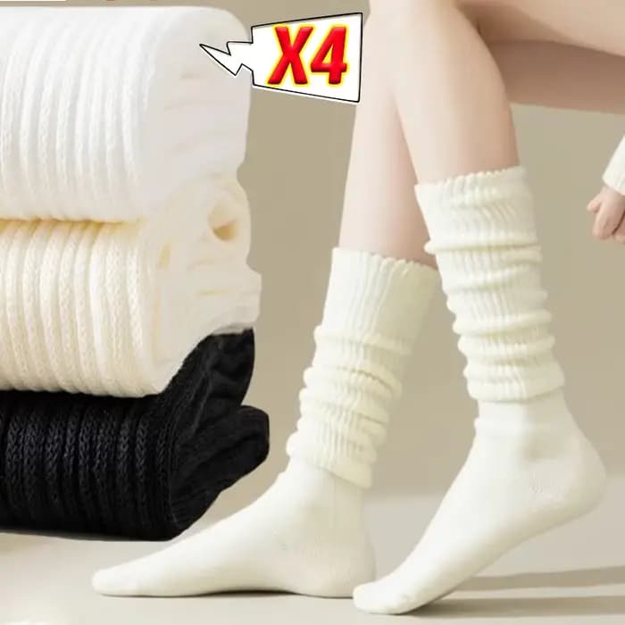 Chaussettes Vintage Simples et Cool à Tubes Moyens