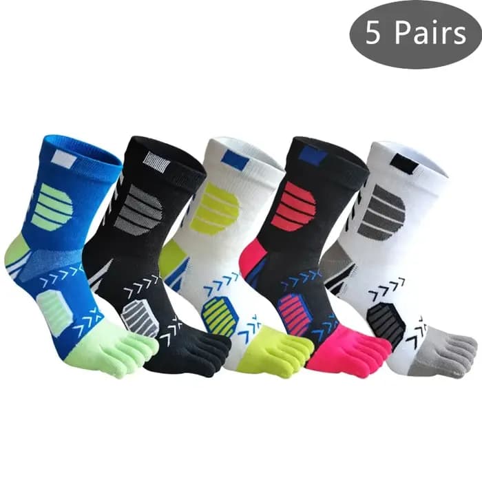 5 paires de chaussettes de Sport à Compression en pur coton