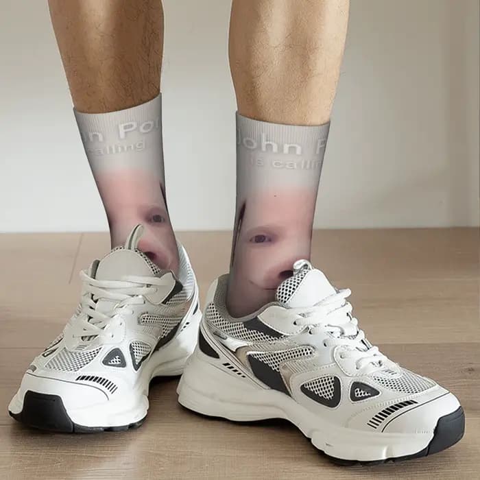 Chaussettes fantaisie John Pork