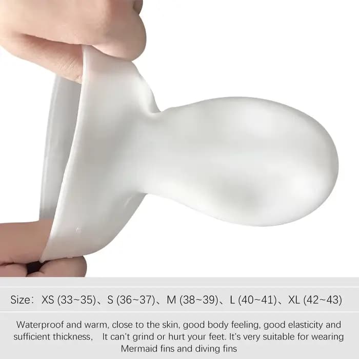 Chaussettes de plongée sous-marine en Silicone, chaussettes de natation 3mm, chaudes, résistantes à l'eau, bottes d'eau de surf, chaussures de plage antidérapantes, chaussettes à ailettes élastiques