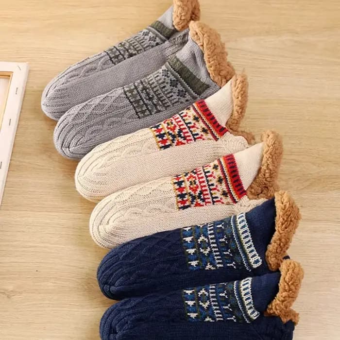 Chaussettes d'intérieur thermiques pour hommes