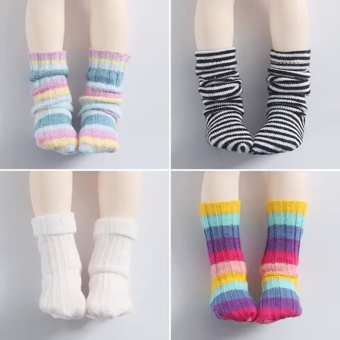 MERCEDES IWA-Chaussettes de salle de bain, accessoires pour poupées Yosd, BJD, 30cm, 1/6 pièces