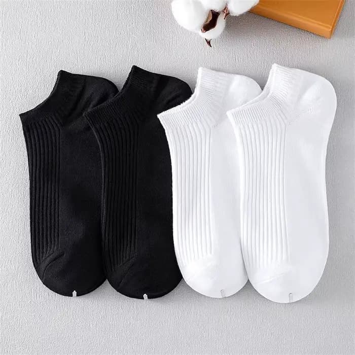 5 paires de chaussettes en pur coton pour femmes