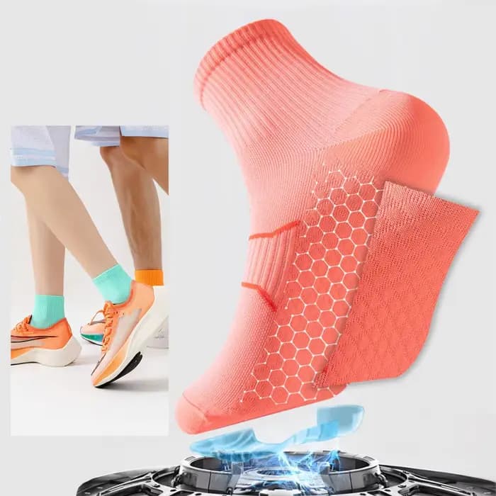 WRELS professionnel Marathon course Fitness chaussettes courtes femmes hommes absorbant la sueur Anti-friction respirant