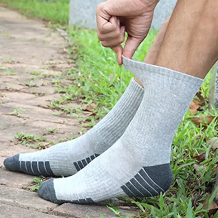 Chaussettes de randonnée en laine mérinos pour hommes