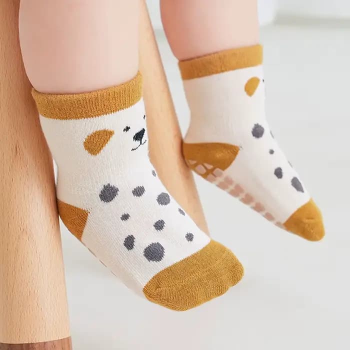 5 paires de chaussettes antidérapantes pour enfants