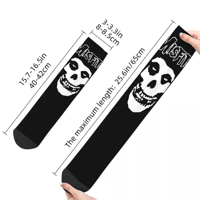 Misfits-Chaussettes de football longues en polyester pour hommes et femmes