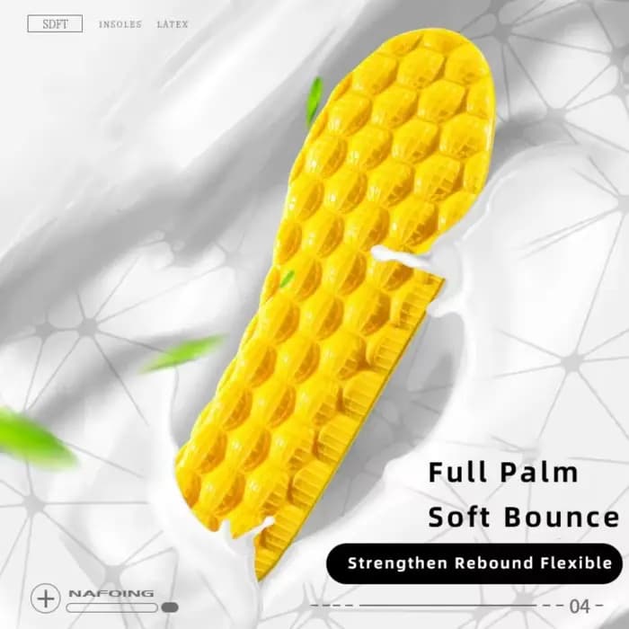 Semelles intérieures de sport nuage 4D pour chaussures de course, semelle en PU, coussin d'absorption des chocs doux et respirant, soins orthopédiques, Support de voûte plantaire, coussinets de pieds