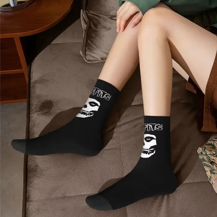 Misfits-Chaussettes de football longues en polyester pour hommes et femmes