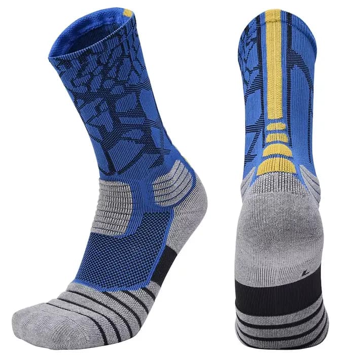 Brothock chaussettes de basket-ball professionnelles, boxe elite chaussettes de sport épaisses antidérapantes durables, serviettes de skateboard bas chaussettes