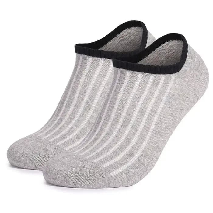 Chaussette courte pour hommes pour printemps été automne décontracté coton noir blanc gris respirant Invisible