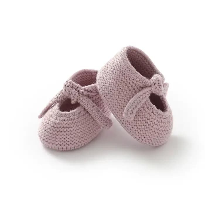 Chaussons-chaussettes pour bébés filles, tricotés à la main, antidérapants, pour premiers pas, 0-1 an, semelle souple, crochet, pour tout-petits