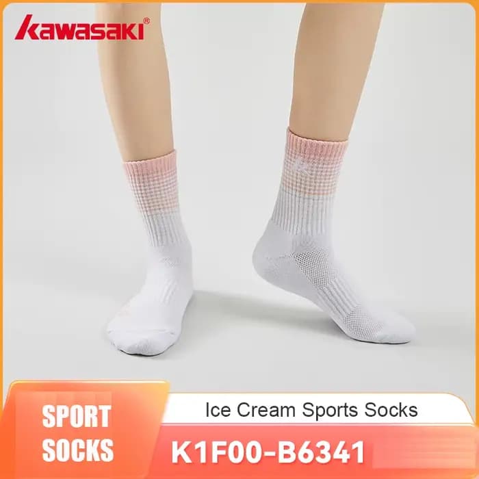 Chaussettes de sport de crème glacée Kawasaki K1F00-B6341