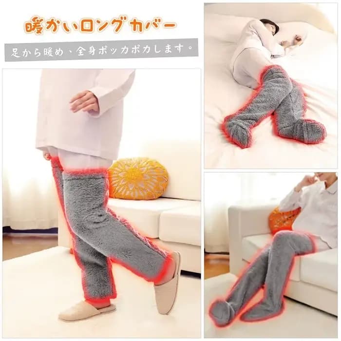 Bas de pieds chauds d'hiver pour femmes et hommes