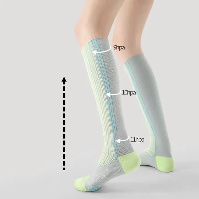 Chaussettes de Compression fines mi-mollet pour femmes