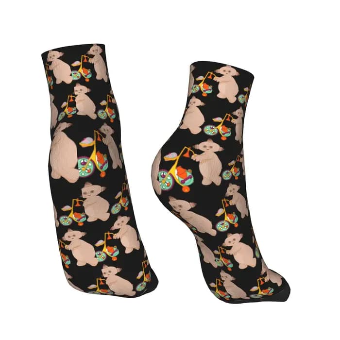 Makka Pakka et Uff Uff dans la nuit chaussettes de jardin