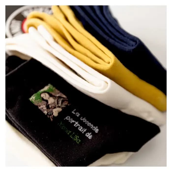 Van Gogh Art femmes chaussettes longues coton nouveauté motif drôle