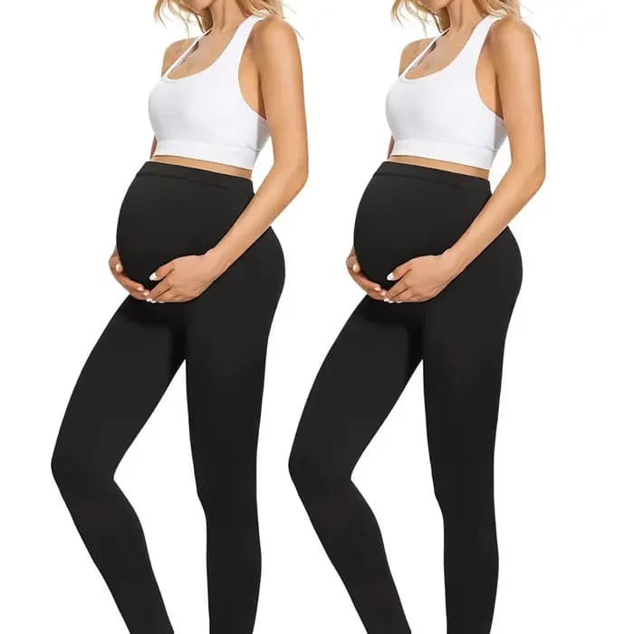 Grossesse femme maternité Leggings taille réglable post-partum enceinte