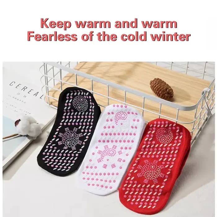Tourmaline-Chaussettes auto-chauffantes