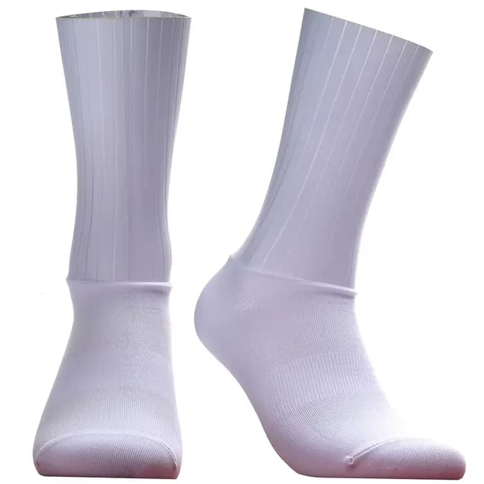 Chaussettes de cyclisme antidérapantes en silicone Whiteline 2024 pour l'été