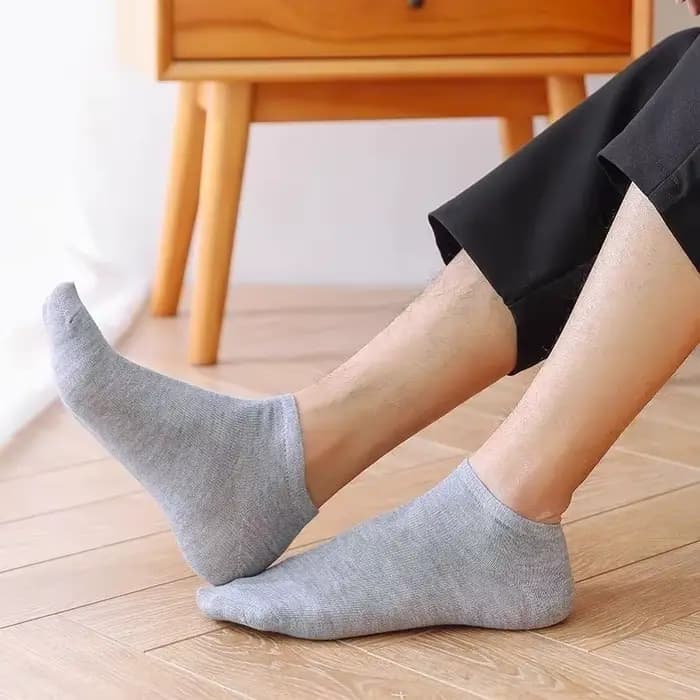 20 pièces/chaussettes pour hommes printemps été mince respirant doux Polyester coton chaussettes noir décontracté