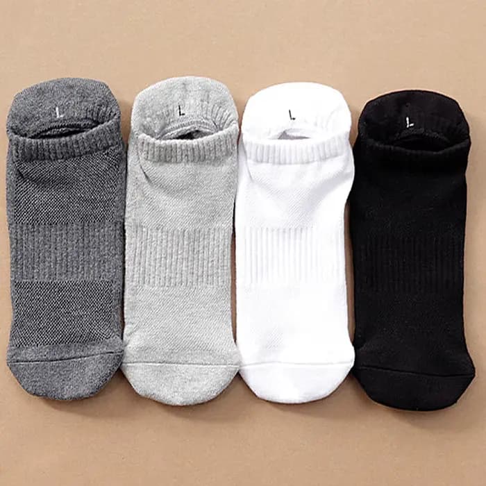3 paires de chaussettes antidérapantes élastiques, en coton, respirantes, de Sport, pour hommes et femmes, Trampoline, éducation précoce, Yoga, course à pied, grande taille EU35-50