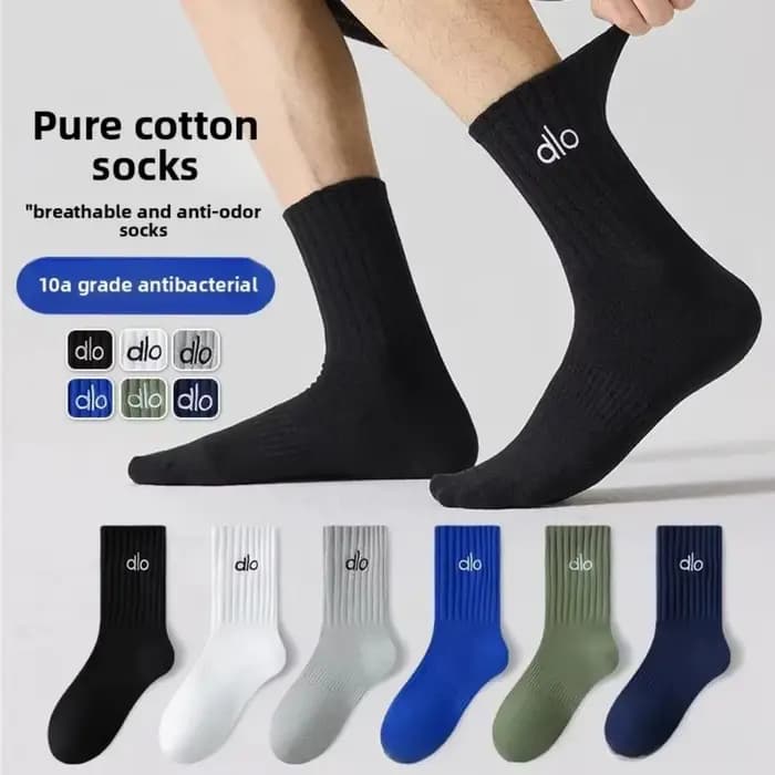 Chaussettes longues universelles en pur coton Dlo pour hommes