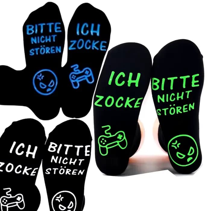 2/3 paires hommes chaussettes en caoutchouc allemagne lettre antidérapant homme décontracté drôle mâle équipage chaussettes S05