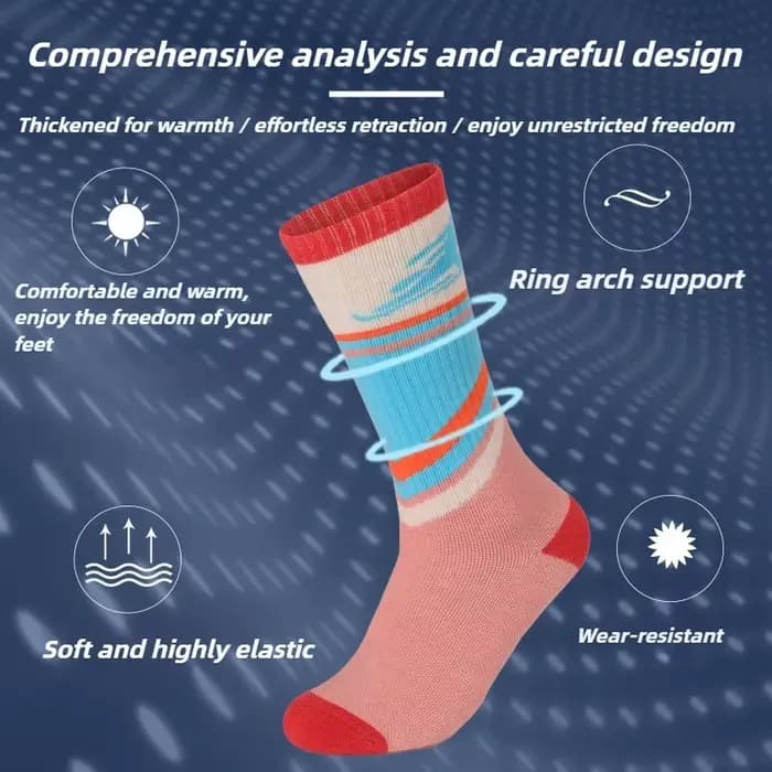 Chaussettes de ski pour enfants Sports de plein air épaissir chaud Long genou haute neige hiver ski snowboard patinage cadeau chaussette pour garçon fille