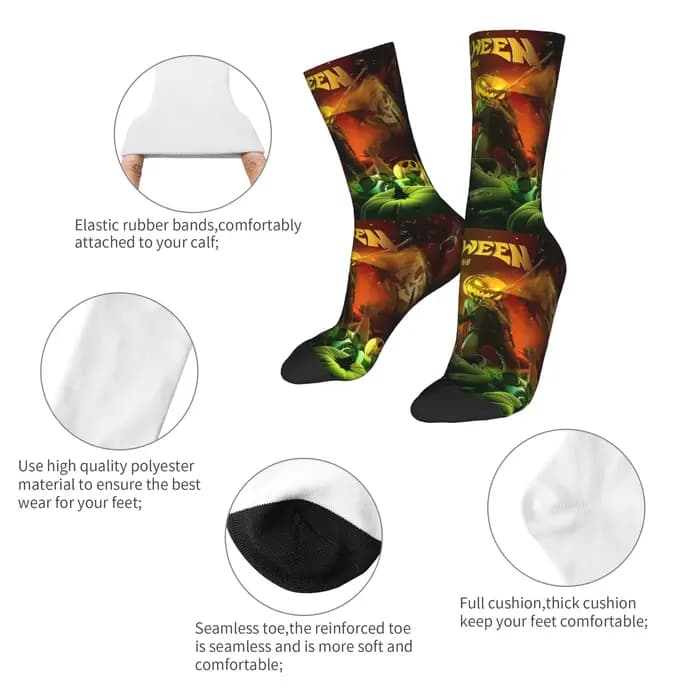 Chaussettes h-helloweenes pour hommes et femmes