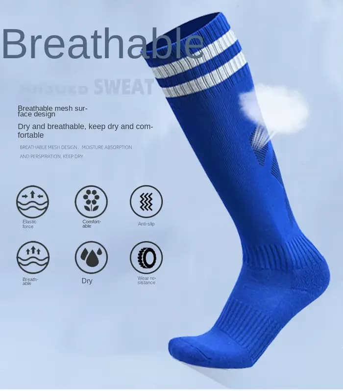 Joueurs jeu d'entraînement professionnel chaussettes de Football hommes enfants sport course