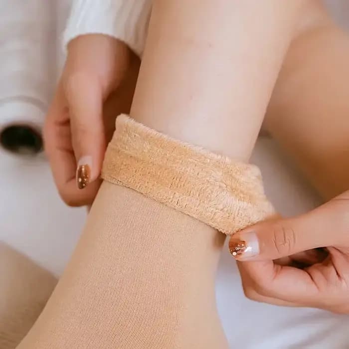 Chaussettes chaudes et épaisses en laine pour hommes et femmes