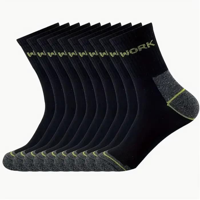 6/12 paires de chaussettes à Tube moyen anti-odeur pour hommes d'affaires de haute qualité absorbant la sueur respirant