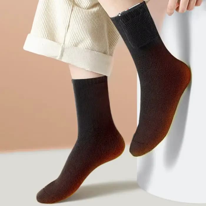 Chaussettes chauffantes électriques rechargeables USB