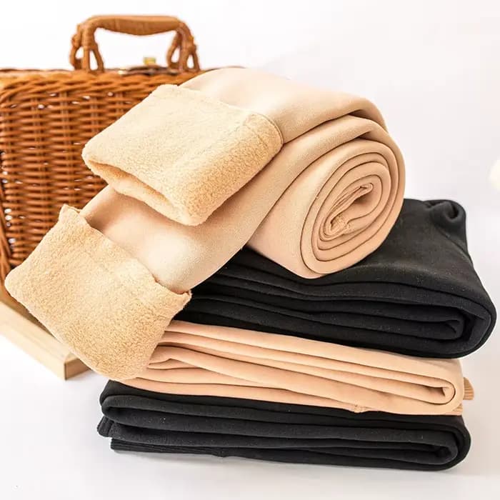 Winter Panty Polar Skin Black Effect Warm Stockings Women's Thermal Sock Fleece Lined Tights Women