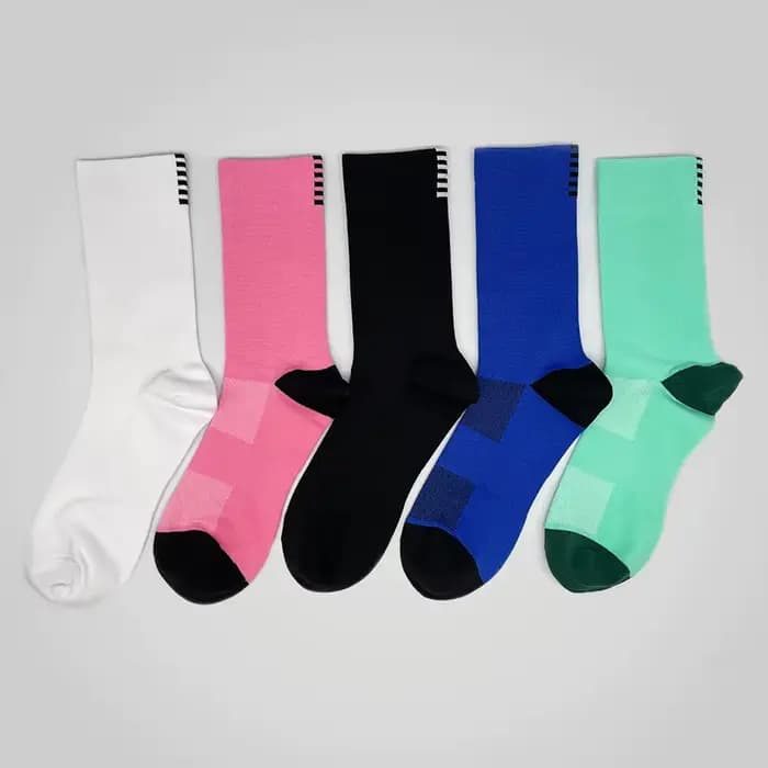 Chaussettes de sport hautes pour le cyclisme et la course à pied
