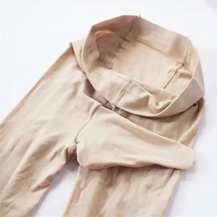Collants chauds élastiques pour hommes et femmes, collants de couverture de pénis, bas de velours, peau noire, sexy, brillant, 120D